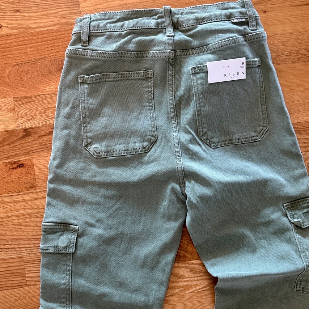 RISEN Slim Leg Cargo Jeans - Picture 3 of 5